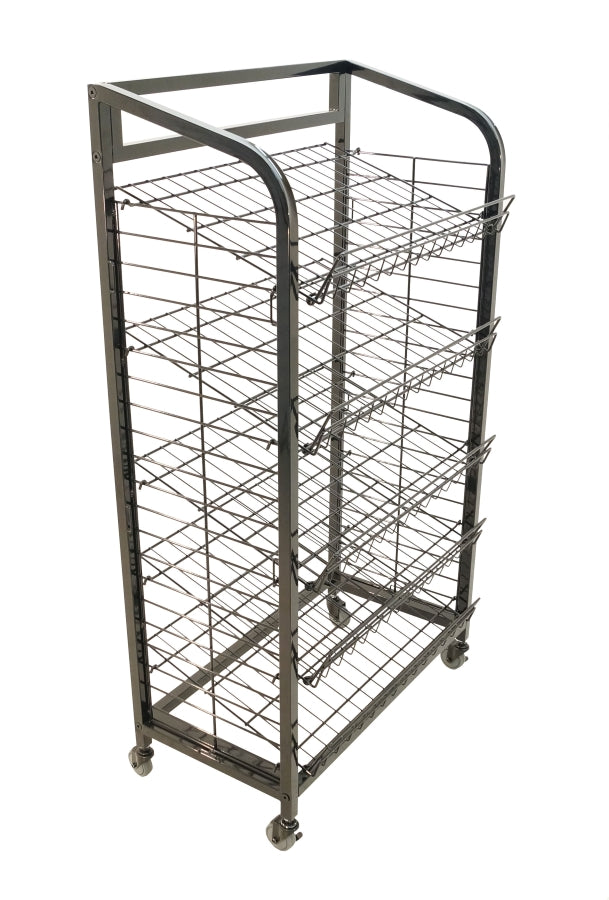 Adjustable 5 Shelf Bakery Wire Display Rack