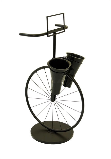 Bicycle Display With 2 Floral Vases